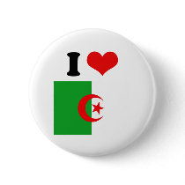 Algeria Flag Button