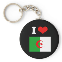 Algeria Flag Key Chain