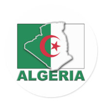 Algeria Flag Land Sticker