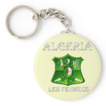 Algeria flag Les Fennecs Soccer Football shield Keychains