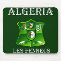 Algeria flag Les Fennecs Soccer Football shield Mouse Pad