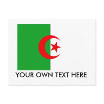 Algeria Flag Post Card