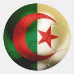Algeria Football Round Sticker