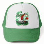 Algeria grunge art Football fans Algerie gifts Trucker Hat