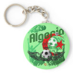 Algeria grunge art Football fans Algerie gifts Key Chains