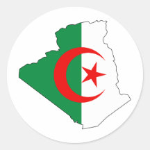 ALGERIA - MAP STICKER