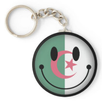 Algeria Smiley Keychains
