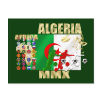 Algeria Soccer Football MMX Africa 2010 gifts Postcard