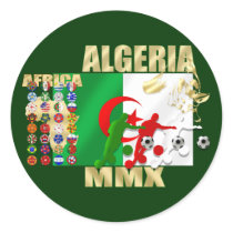 Algeria Soccer Football MMX Africa 2010 gifts Stickers