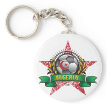 Algeria World Cup Soccer Keychain