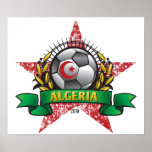 Algeria World Cup Soccer Poster