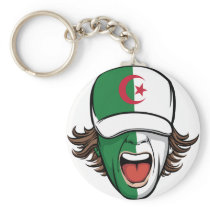 Algerian Sports Fan Key Chain