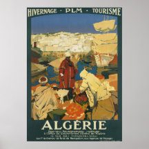 Algerie - Algeria Vintage Travel Poster