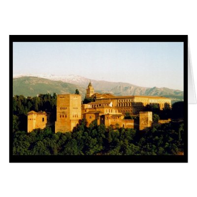 alhambra spain cards by cardart