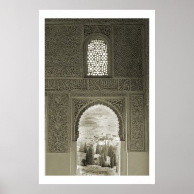 Alhambra Window Poster by PeteGettins