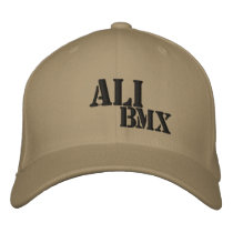 ALI-BMX EMBROIDERED BASEBALL CAPS