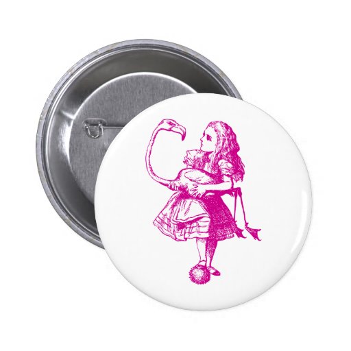 Alice and Flamingo Inked Pink