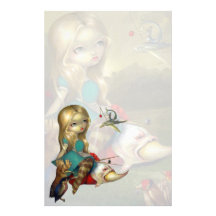 "Alice and the Bosch Birds" Stationery