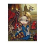 "Alice and the Bosch Monsters" Postcard