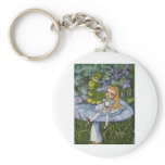 Alice and the Catapillar Key Chains