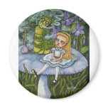 Alice and the Catapillar Refrigerator Magnets