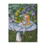 Alice and the Catapillar Postcards