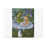Alice and the Catapillar Post Card