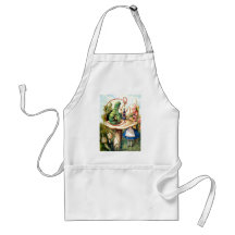 ALICE AND THE CATERPILLAR APRON