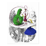 Alice and the Caterpillar Post Card