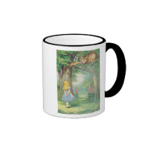 Alice and the Cheshire Cat Coffee Mug