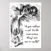Alice and the Cheshire Cat Posters