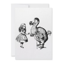 Alice and the Dodo Inked Black
