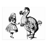 Alice and the Dodo Inked Black Post Cards