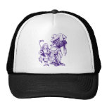 Alice and the Duchess Inked Purple Hats