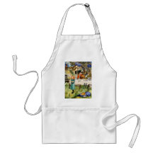 Alice and the Mad Hatter's Tea Party Apron