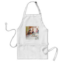 Alice and the Mad Hatter's Tea Party Apron