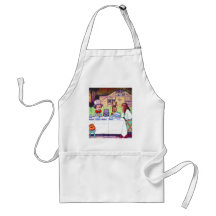 Alice and the Mad Hatter's Tea Party Aprons