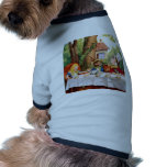 Alice and the Mad Hatter's Tea Party in Wonderland Pet Tshirt