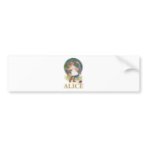 ALICE AND THE PINK FLAMINGO PLAY CROQUET