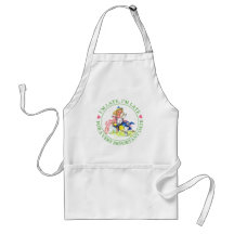 ALICE AND THE WHITE RABBIT - I'M LATE! APRONS