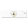 ALICE AND THE WHITE RABBIT - I'M LATE! BUMPER STICKERS