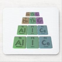 Alice as Aluminium Iodine Cerium Mousepad
