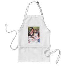 Alice at the Mad Hatter's Tea Party Aprons