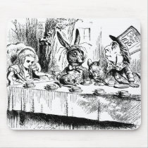 Alice at the Mad Tea Party Mouse Mats