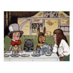 Alice at the Mad Tea Party Postcard