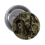 Alice Drink Me Collage Buttons