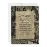 Alice Drink Me Collage Personalized Announcement