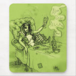 Alice Drinks Absinthe Now Mousepad