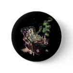 Alice Drinks Absinthe Now (negative) Pinback Buttons