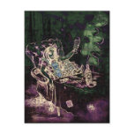Alice Drinks Absinthe Now (negative) Postcards